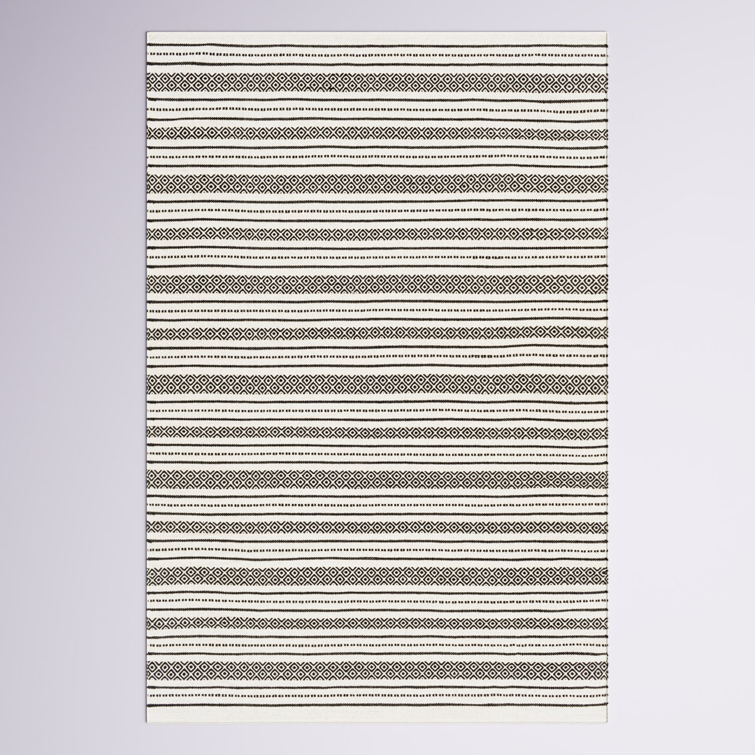 Courtdale Cotton Striped Indoor Rug Mistana™ Rug