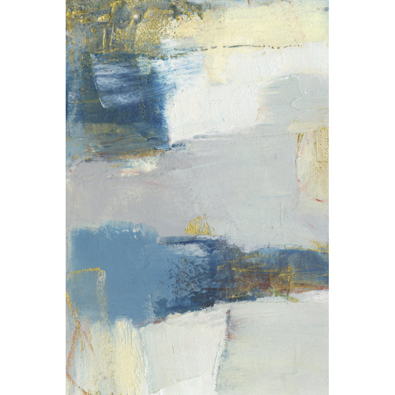 «Frazil I» par Sue Jachimiec - peinture sur toile tendue, H 48 po x l 32 po
