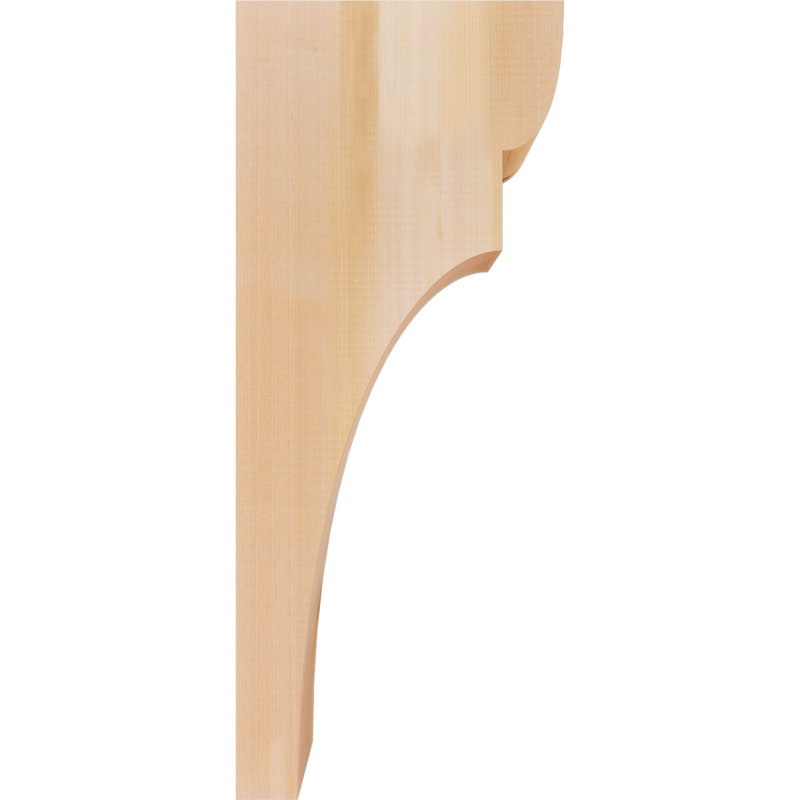 Yorktown Corbel, H 28 po x l 5,5 po x P 12 po, Cèdre rouge, Lisse