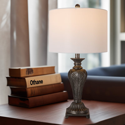 25'' Resin Table Lamp Farmhouse Lighting Table Lamp for Home Deco