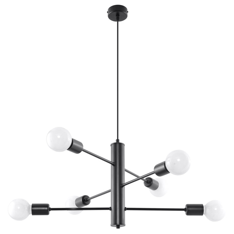 Carlsen 6 - Light Black Cluster Pendant