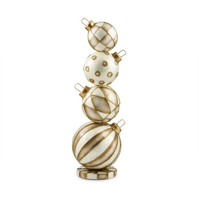 Mocha Capiz Ornament Topiary