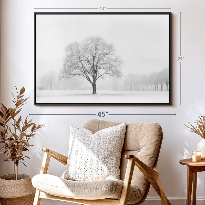 «Debout seul», reproduction sur toile, H 29 po x l 43 po