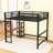 Ferris Full Loft Bed with Built-in-Desk