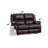 Zuriel Brown Synthetic Leather Recliner Loveseat-1812998568
