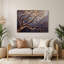 Art mural en métal Botanical Pecan Branches