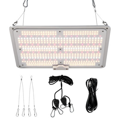 Lumière à DEL 150W à spectre complet avec lumière rouge et infrarouge, lumière quantique à intensité variable pour plantes d'intérieur
