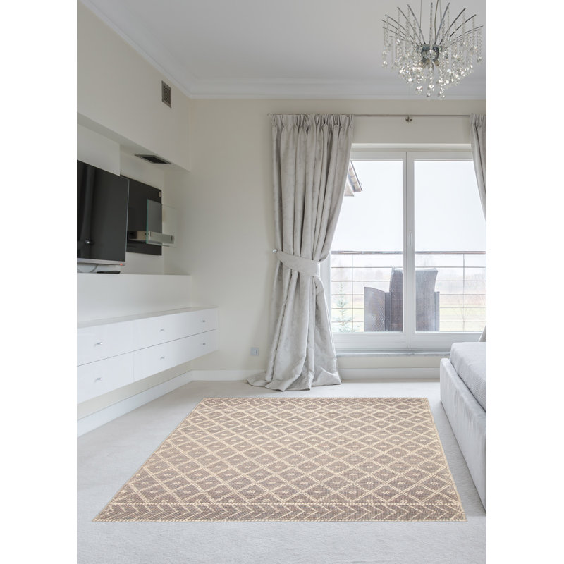 Tapis gris Sienna 6 pi 1 po x 8 pi 11 po