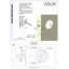 Vizilok ADA Stylish Door Lock Featuring Indicator and 1-Touch Push-Button in Multiple Colours-101800811-101800806
