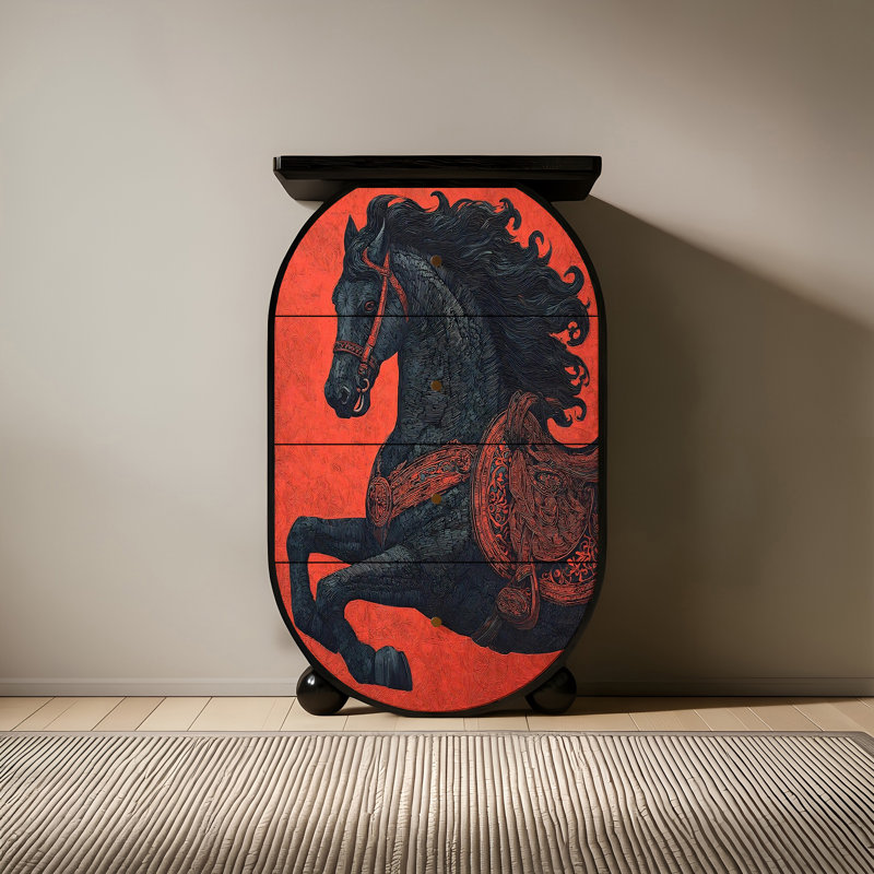 Armoire décorative rétro esthétiques