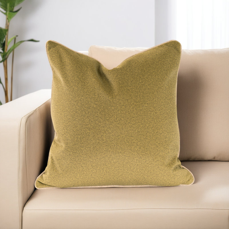 Oreiller Qiviut, Vert, Carré 24 po, Mélange de duvet
