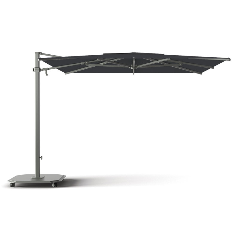 216'' W Sunbrella® Cantilever Umbrella, Charcoal, Charcoal, Canvas Black Sunbrella® Canvas