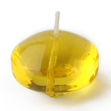 Unscented Floating Candle, Yellow