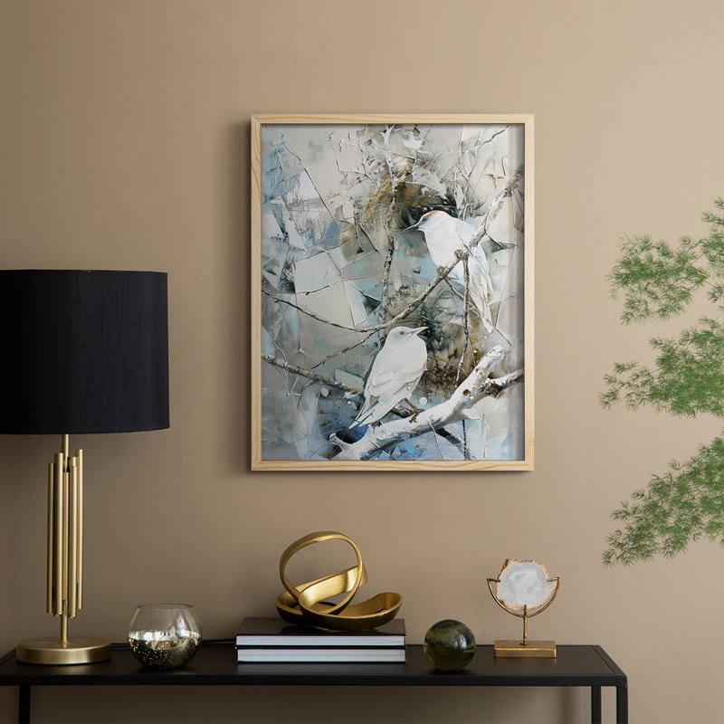 ANIMALS Series 16, reproduction encadrée - bois massif, H 15 po x l 12 po