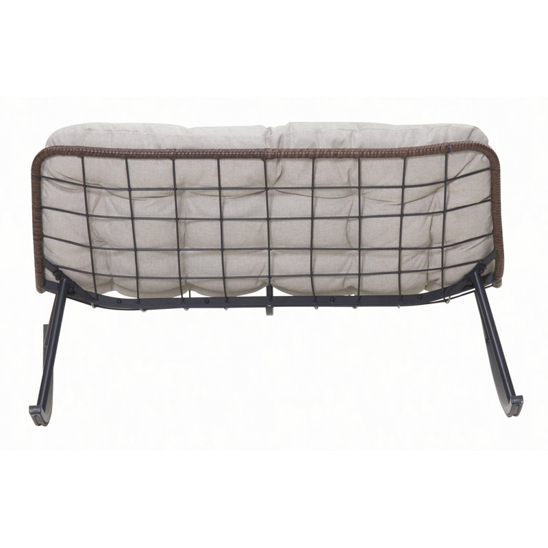 Double chaise berçante Papasan