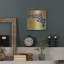 Art mural luxueux en métal «Maryland» par Art Licensing Studio, 12 po x 12 po