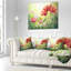 Poppies in Morning - Coussin décoratif à imprimé floral-29883469-29883472
