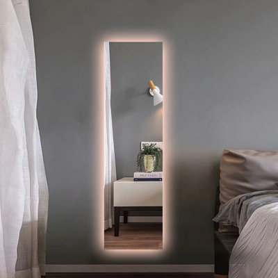 Devaunte Flat LED Wall Mirror