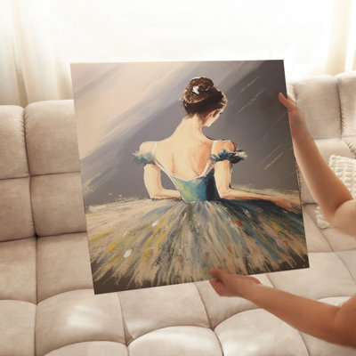 «Music and Dance Ballet, Ballerina Glam», reproduction d'art non encadrée