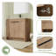 Meuble-lavabo sur pied simple 35,97 po avec plateau en céramique Orfea