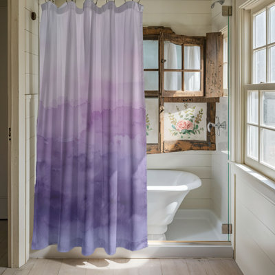 Pastel Violet Art - 1 Piece Standard Shower Curtain