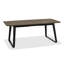 Airius Extendable Metal Base Dining Table-274750600-274750601