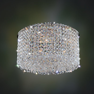 Milieu Metro 5 LT Chrome/Clear Flush Mount Allegri