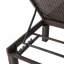 Chaise longue de patio durable sans coussin