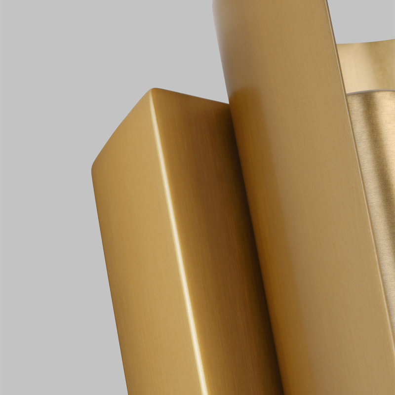 Marine Single Dimmable LED Bath Bar, Burnished Brass