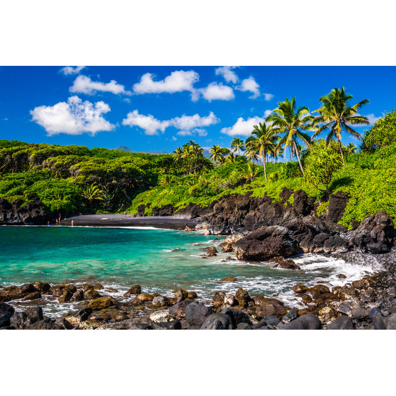 Waianapapa State Park, Maui - Wrapped Canvas Print, 30cm H x 46cm W