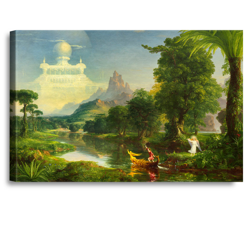 Reproduction d'art classique The World, estampe numérique sur toile, 45 x 30 x 1,5 po