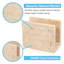 Porte-serviette sur pied en marbre naturel