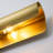 2-Light Modern Brushed Gold Curved Linear Picture Lighting