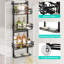 Over-the-Door Stainless Steel Shower Caddy