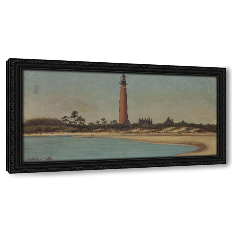Phare de Ponce de Leon Inlet, Daytona Beach, Floride (1895), H 14 po x l 24 po