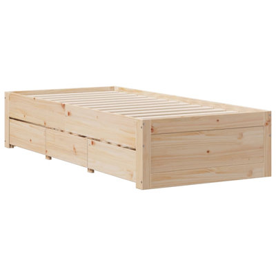 Volney Solid Wood Storage Bed