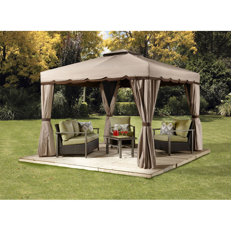 Abri de jardin Roma par Sojag, Bordure de jardin x 10 pi,