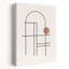 Geometric Line Art Composition 01 by Little Dean - Wrapped Canvas Print-2088164218