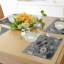 Ensemble de 4 napperons bleu marine Ambesonne
