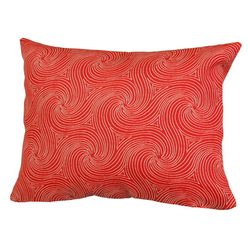Geometric Outdoor Reversible Throw Pillow