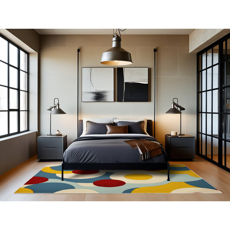 Tapis vibrant, Rectangle 2' x 3'
