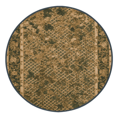 Tapis brun lavable à la machine