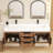 Jessica 60'' Wall-Mounted Single Bathroom Vanity-196845489