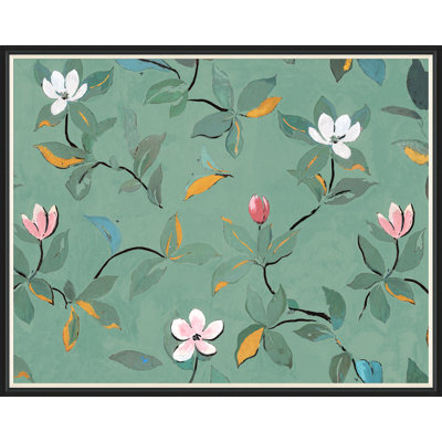 Green Magnolias Print by Paule Marrot