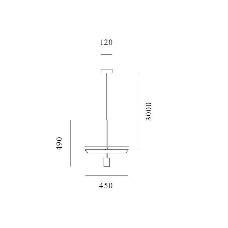 1 - Light LED Single Pendant, Matt White, Matt White