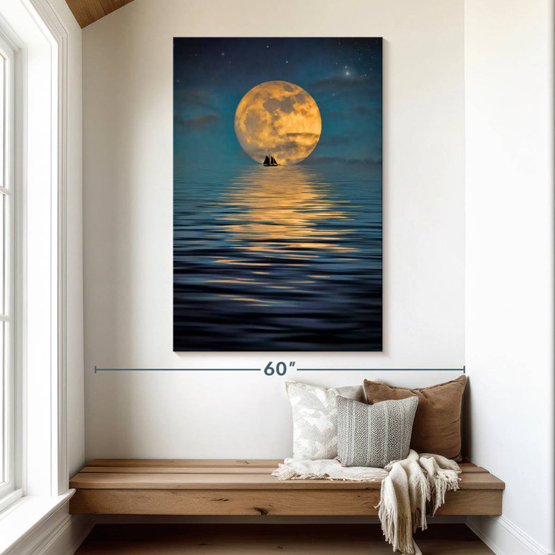 Oberle Gold Moon, 51" H x 34" W
