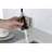 Matte Black Kitchen Faucet With Pull-Out Spray - Stainless Steel, Coating, 360 Rotatable Spring , Water Flow