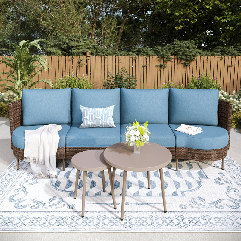 Carrboro 4-person Outdoor Seating Group With Cushions