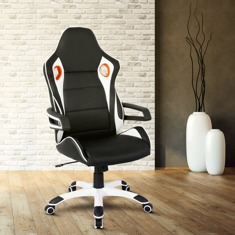 Chaise de bureau en polyuréthane Saydie