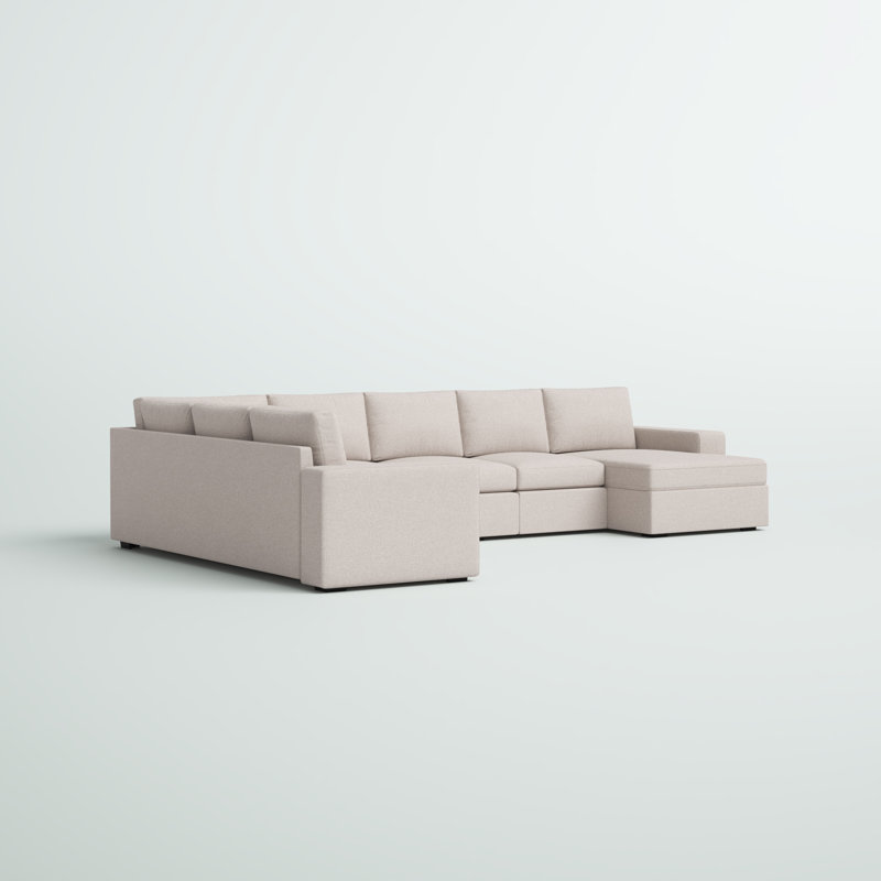 Colburn Upholstered L-Shaped Sectional Left Hand Facing, Beige